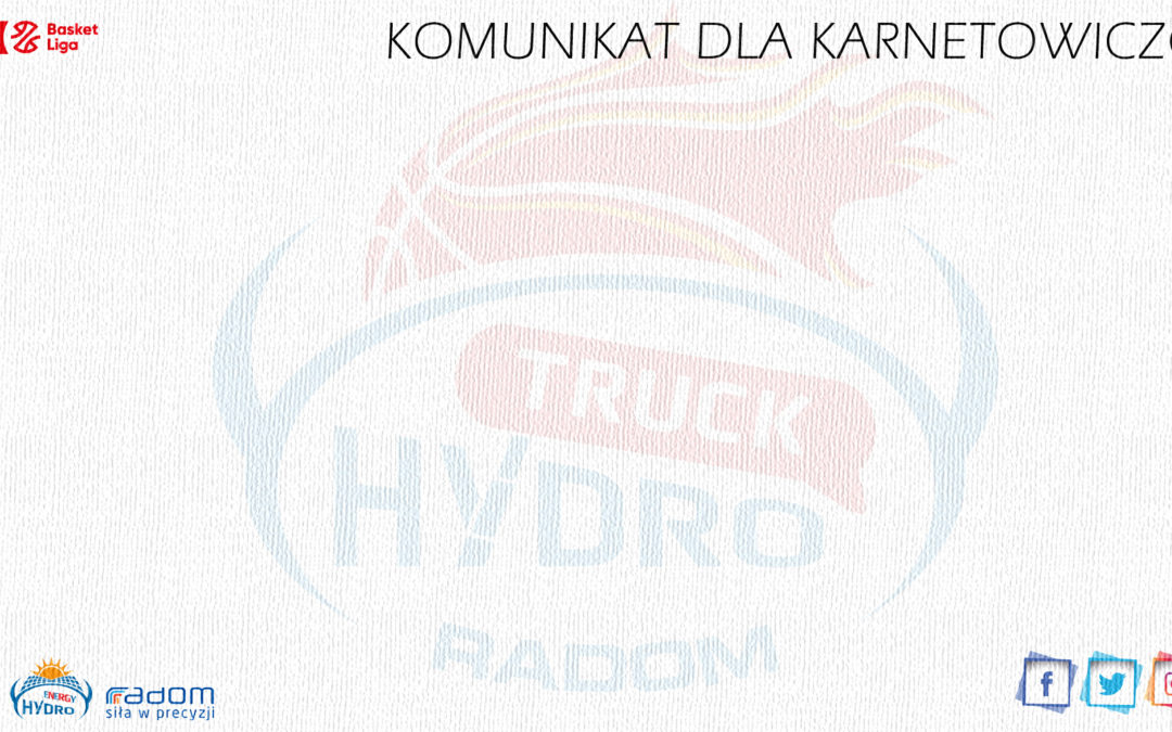 Niespodzianka dla karnetowiczów z poprzednich sezonów!