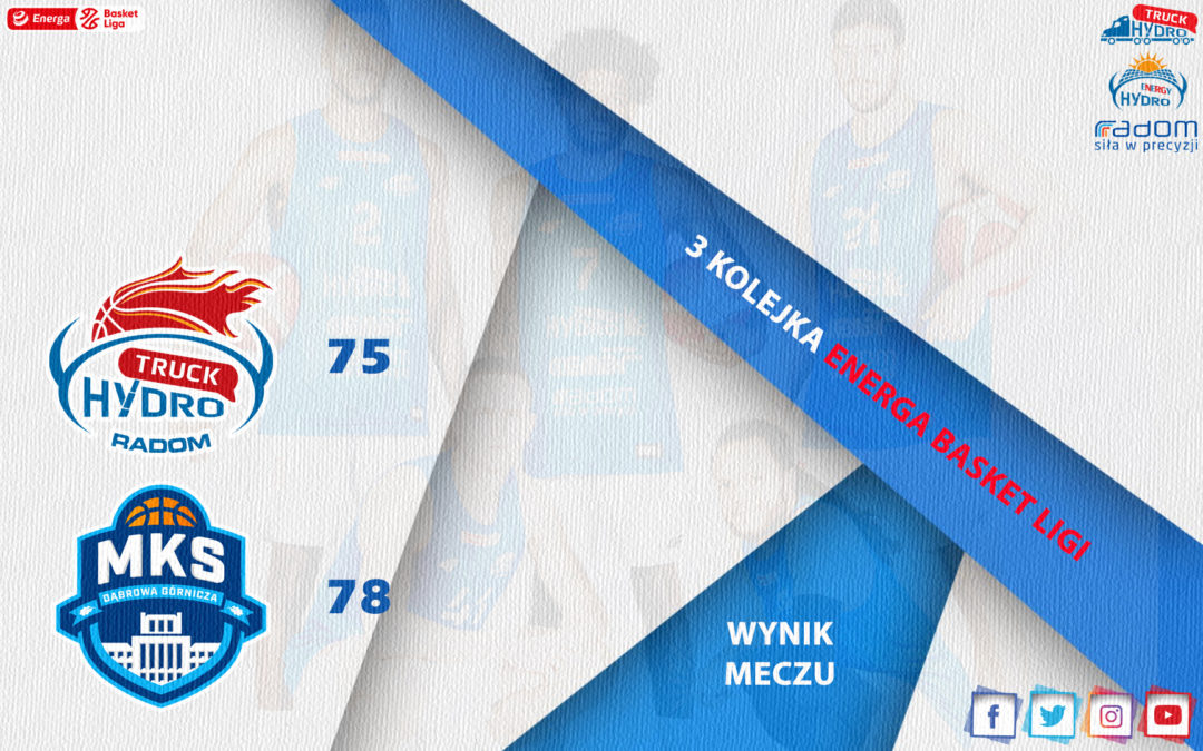 Trzecia porażka trzema punktami…