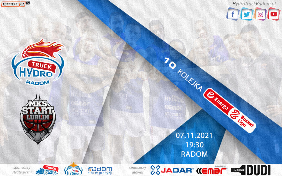 Polski Cukier Pszczółka Start Lublin kolejnym rywalem HydroTrucku Radom!